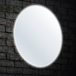 Spogulis MERIDA Round ar LED apgaismojumu D500