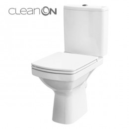 WC kompakt EASY 011 3/5 NEW CLEAN ON ar SC vāku 