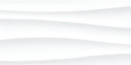 Sienas flīzes BLANCOS WAVES WHITE Luxe, Matēta  30.x 60 cm 